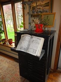 Hamilton Printers cabinet