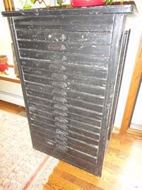 Hamilton Printers cabinet