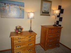 Chest of Drawers , matching  lamps 