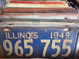 IL Licence plate 1948 - 1980's