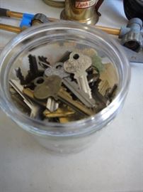 Vintage Keys, Jar of keys