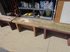 outdoor benches