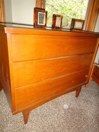 Kent Coffey, "The Escort" Furniture, Matching Dresser, 2  Chests, Corner Chest