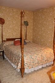 Four poster queen bed frame