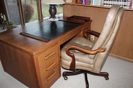 Desk and office chair