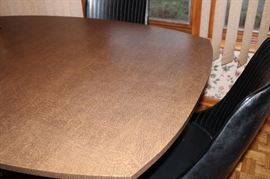 Chromatic 66' table and chairs by Chromcraft