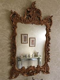 Ornate Gilt Mirror by Versailles (30’’ x 51’’)