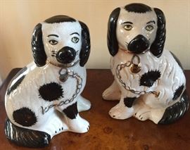 Pair of Faux Foo Dogs