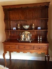 3 Drawer China Hutch (58’’ x 20’’ x 81’’)