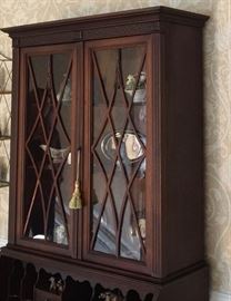 3 Drawer Secretary w/ 2 Glass Doors (34’’ x 16’’ x 75’’)