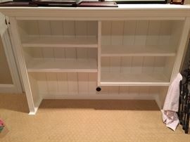Ballard Design White Desk w/ Hutch