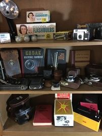 Vintage Cameras and Photography Supplies