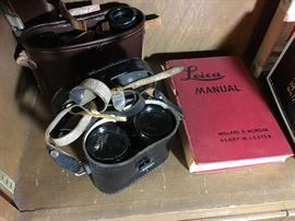 Binoculars and lots of good technical reading