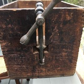 Pecan sheller (see previous) modified Baker Crate