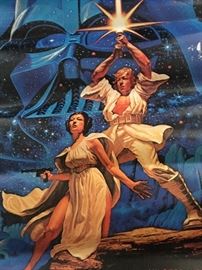 Original 70's Star Wars poster (one of several.)