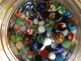 1920's - 1930's glass marbles