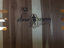 Cavalier: detail of inside drawer