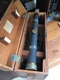 Keuffel & Esser surveying level in original box, N5003F