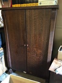 Armoire in tiger oak