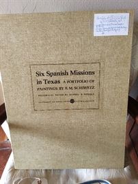 UT Press portfolio of Buck Schiwetz Spanish Mission (contains 3)