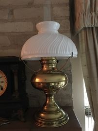 Original Rayo Lamp and Milk Glass Shade.