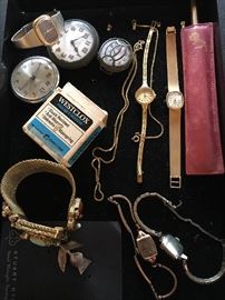 Ladies and genetlemen's watches and time pieces