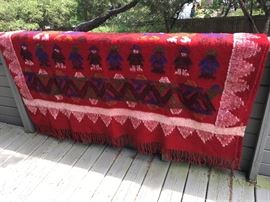 Guatamalen blanket- Alpaca/ mohair?