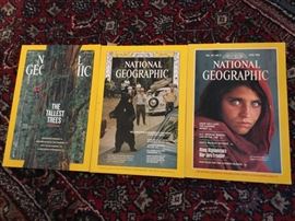 National Geographics almost every issue from 1920's to present