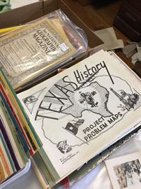Texana, National Geographics, ephemera for sale