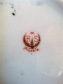 Red R S Prussia Hallmark