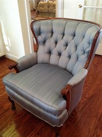 Mahogany French Style Arm Chair