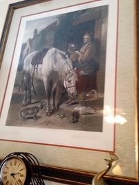 Framed Village Print