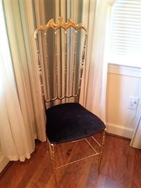 Italian Brass Chiavari Chair