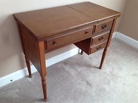 Wood Sewing Machine Cabinet