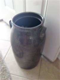 Stoneware Butter Churn