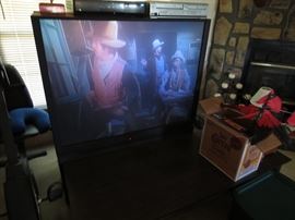 Large Rear Projection TV