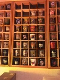 We told you there was a huge collection of shot glasses!