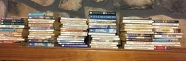 Lots of paperbacks, including many Louis Lamour.
