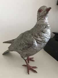 Silver Metal Bird 