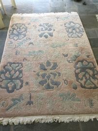 Handknotted Wool Pastel Rug (72’’ x 102’’)
