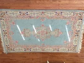 Blue Pastel Hand knotted Rug (36’’ x 64’’)