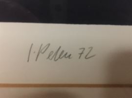 Pelen 1972 Lithograph 33/700 (33’’ x 33’’)