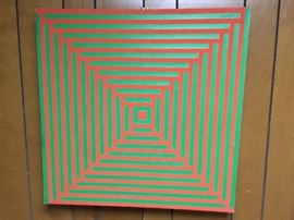 Dreyer Red and Green Canvas Identicals Part II (24’’ x 24’’)