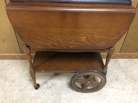 Mahogany Tea Cart