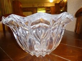 JG Durand Calliope Lead Crystal Glass Bowl, France