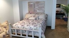 Queen Size Lodge Pole Bed  $150