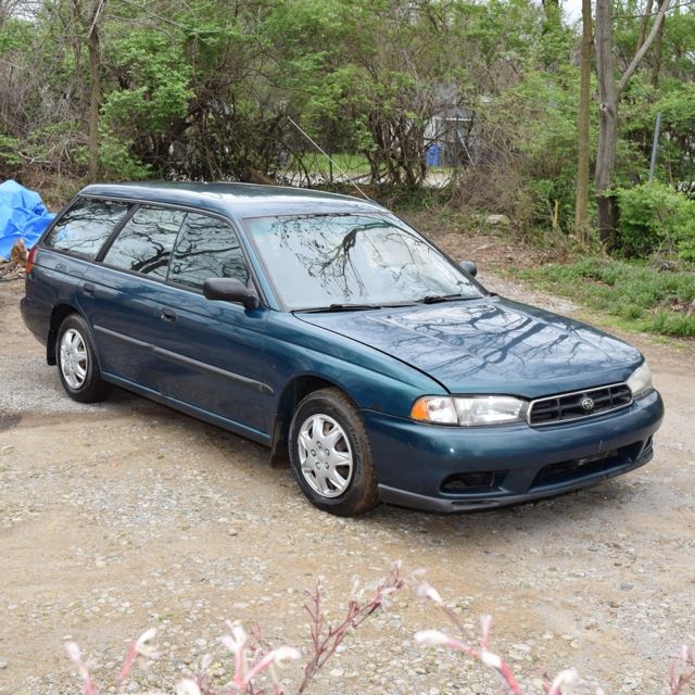 1999 Subaru Legacy Brighton Wagon: A 1999 Subaru Legacy Brighton station wagon with a green exterior and grey interior, and a 2.2 liter, 4-cylinder engine with all-wheel drive. Manual transmission. Other features include cruise control, retractable cargo security shade and cargo liner. VIN is 4S3BK4253X6300416; mileage is 213831.

The car is available for viewing from 8:00am to 4:30pm on weekdays while the sale is live and 10:00am – 2:00pm on Saturday 8th April at the EBTH warehouse at 1007 Primrose Court, Lexington, KY, 40503.