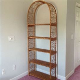 Wicker Shelf Unit $ 60.00