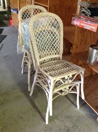 Set (4) Wicker Chairs $ 140.00 (or $ 40.00 each)