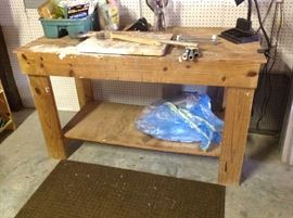 Wood Work Bench $ 60.00